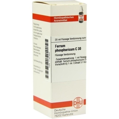 FERRUM PHOSPHORICUM C 30 Dilution* 20 ml