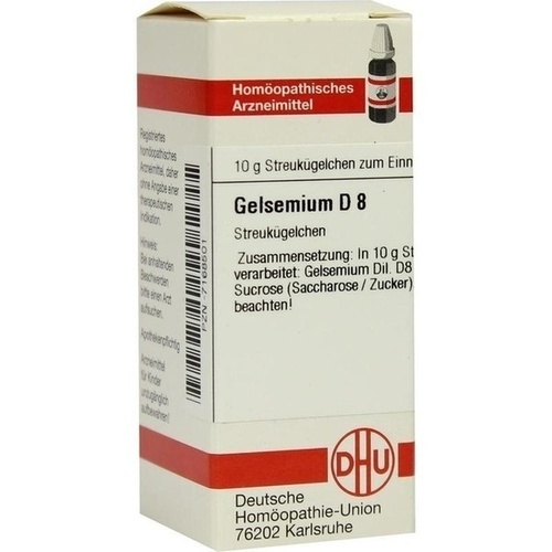 GELSEMIUM D 8 Globuli* 10 g