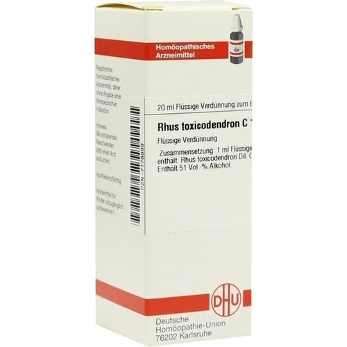 RHUS TOXICODENDRON C 12 Dilution* 20 ml
