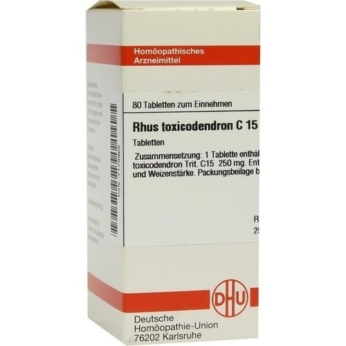RHUS TOXICODENDRON C 15 Tabletten* 80 St