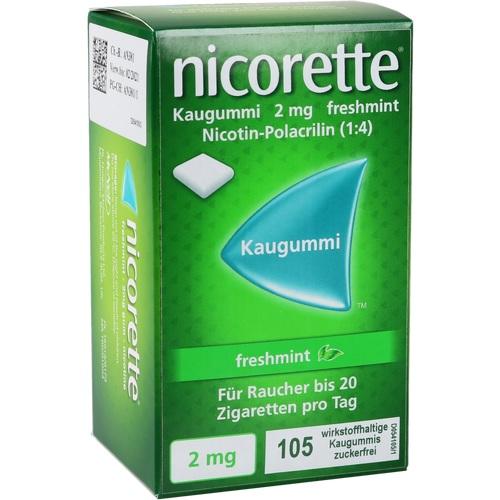 NICORETTE Kaugummi 2 mg freshmint* 105 St
