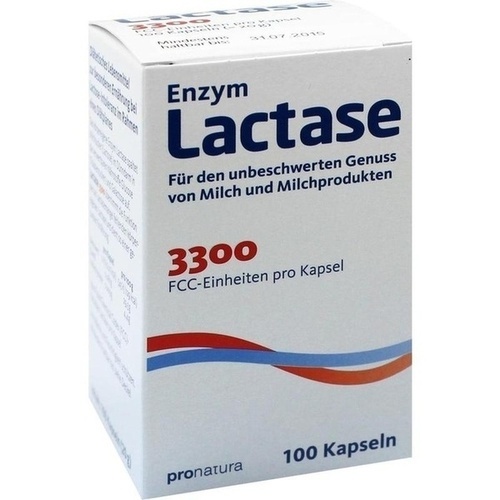 LACTASE 3.300 FCC 200 mg Kapseln 100 St  