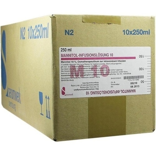 MANNITOL Inf.-Lsg. 10* 10x250 ml
