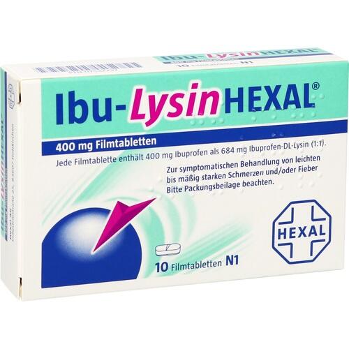 IBU-LYSIN HEXAL 684 mg Filmtabletten 10 St - Schmerzen, Gelenke