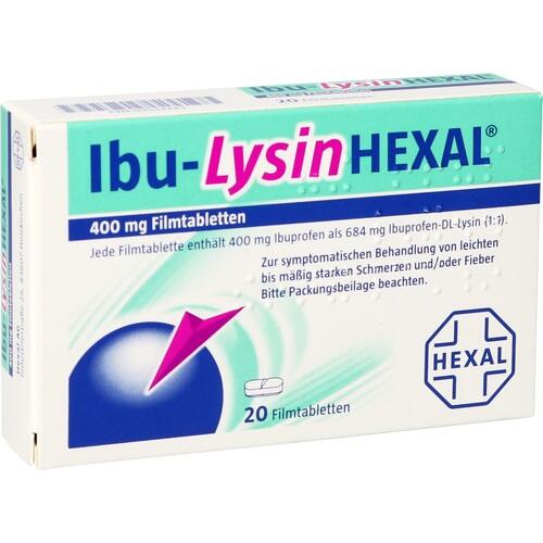 Ibu-Lysin Hexal 684 mg Filmtabletten | 07532243 | Apotheker.com