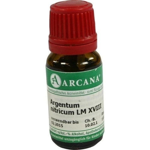 ARGENTUM NITRICUM LM 18 Dilution* 10 ml