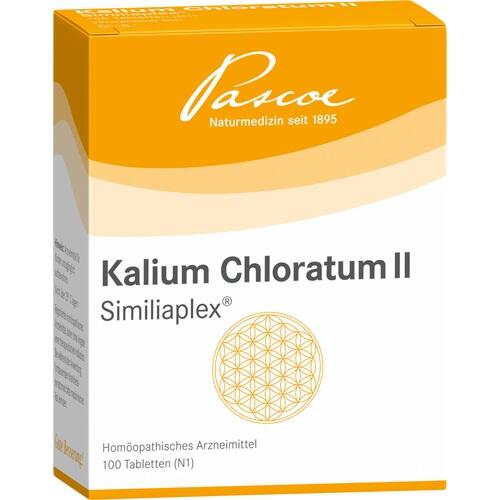 Anoniem planter Vervreemden KALIUM CHLORATUM 2 Similiaplex Tabletten 100 Pcs - Pascoe - Markenshop -  arzneiprivat