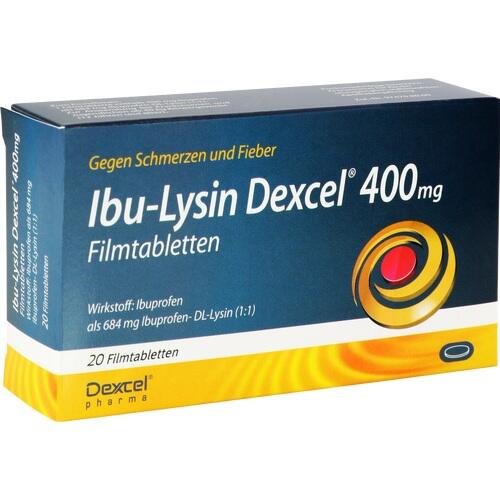 IBU-LYSIN Dexcel 400 mg Filmtabletten 20 St - Kopfschmerzen & Migräne