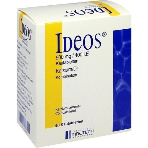 IDEOS 500 mg/400 I. E. Kautabletten* 90 St