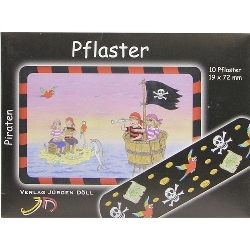 KINDERPFLASTER Piraten Briefchen 10 St