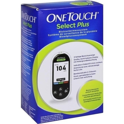 ONE TOUCH Select Plus Blutzuckermesssystem mg/dl 1 St