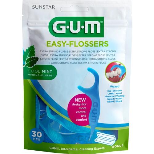 GUM EASY-FLOSSERS Zahnseidesti.gew.mint+Reise-Et.