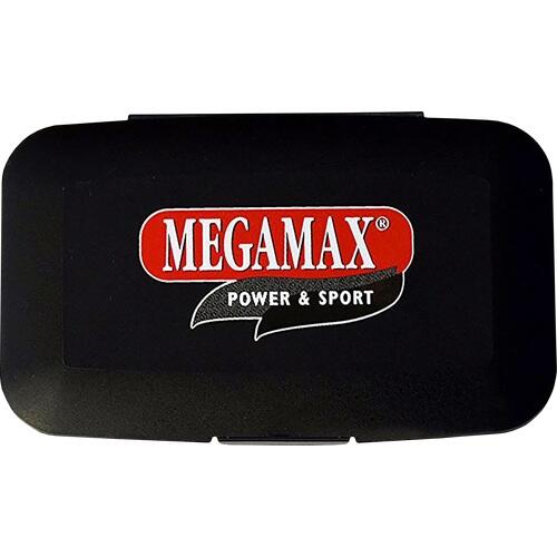 MEGAMAX Tablettenbox m.5-Kammern schwarz