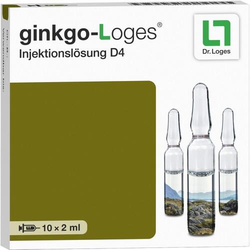 GINKGO-LOGES Injektionslösung D 4 Ampullen* 10x2 ml