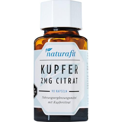 NATURAFIT Kupfer 2 mg Citrat Kapseln