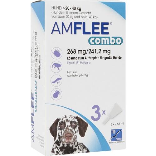 AMFLEE combo 268/241,2mg Lsg.z.Auf.f.Hunde 20-40kg