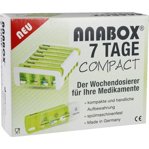 ANABOX Compact 7 Tage Wochendosierer grün/weiß