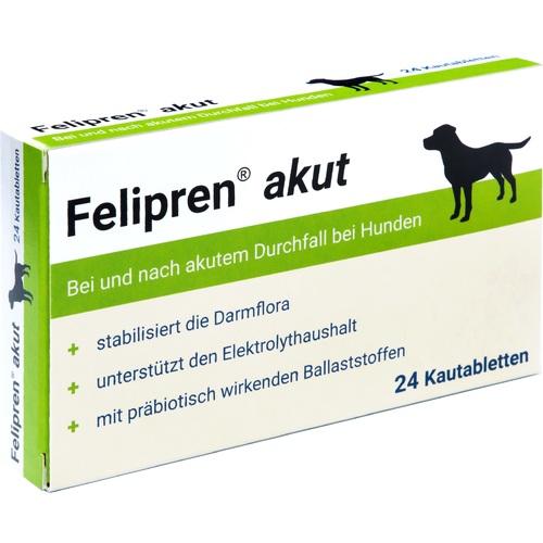 FELIPREN akut Kautabletten bei Durchfall f.Hunde, 24 St günstig bei