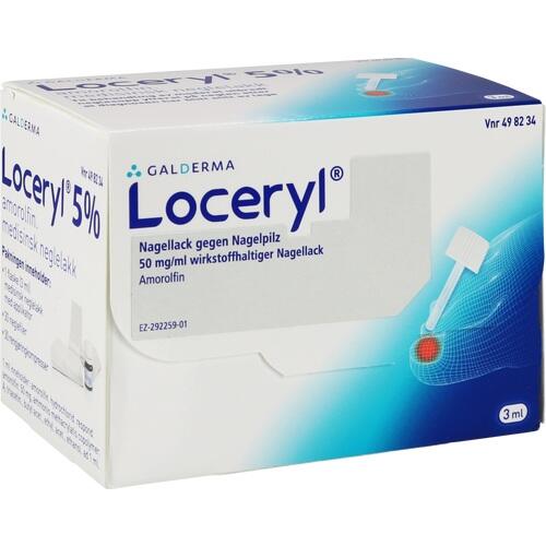 LOCERYL Nagellack gegen Nagelpilz 50 mg/ml 3 ml 8321