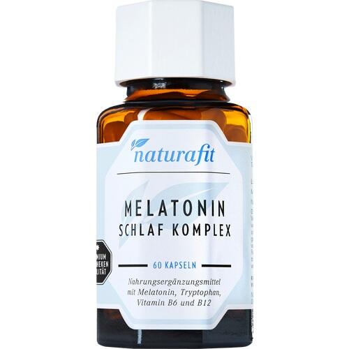 NATURAFIT Melatonin Schlaf Komplex Kapseln