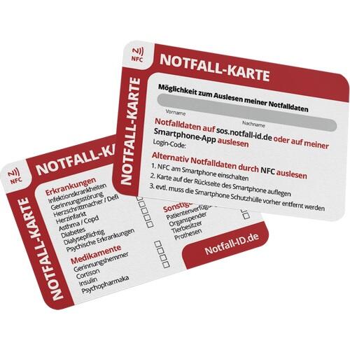 NOTFALL-ID Notfallkarte 1 St