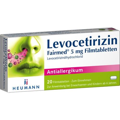 LEVOCETIRIZIN Fairmed 5 mg Filmtabletten
