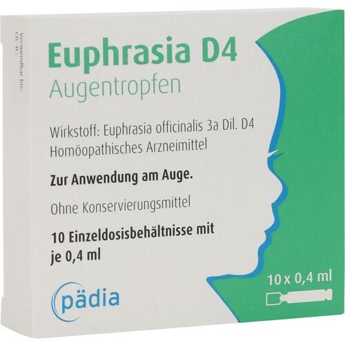 EUPHRASIA D 4 Augentropfen 10X0.4 ml PZN 16730999 Versandapotheke