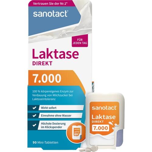 SANOTACT Laktase 7.000 FCC Mini-Tabletten