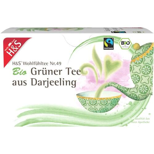 H&S Bio Grüner Tee aus Darjeeling Filterbeutel