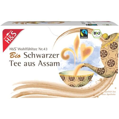 H&S Bio Schwarzer Tee aus Assam Filterbeutel