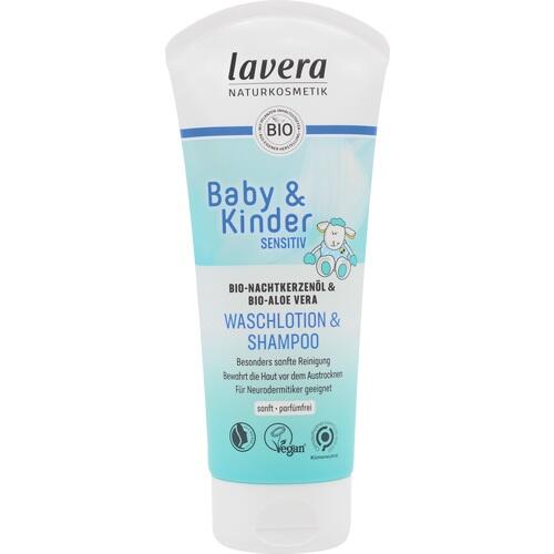 LAVERA Baby & Kinder sensitiv Waschlotion & Shamp. 200 ml