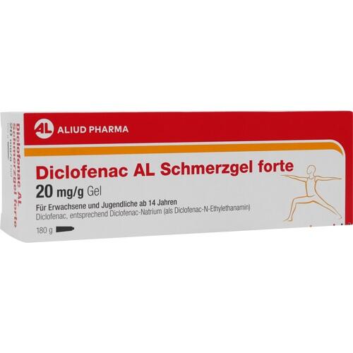 DICLOFENAC AL Schmerzgel forte 20 mg/g 180 g - Homoempatia