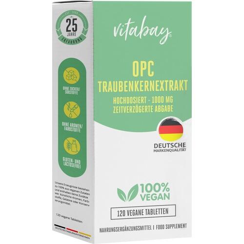 OPC TRAUBENKERNEXTRAKT 1000 mg hochdos.+vegan Tab. 120 St