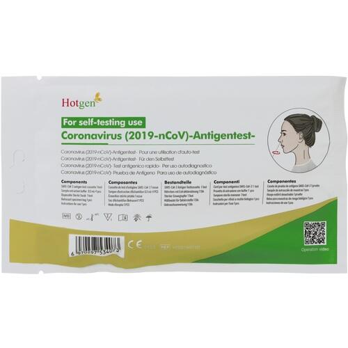 HOTGEN Coronavirus 2019-nCoV Ag Schnelltest Nase