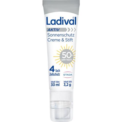 LADIVAL Aktiv Sonnenschutz Creme & Stift LSF 50+