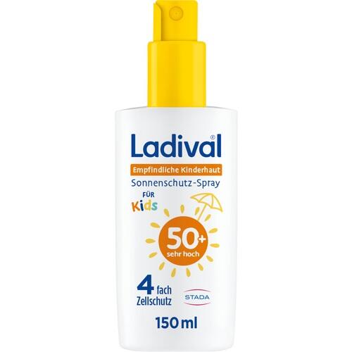 LADIVAL empfindliche Kinderhaut Spray LSF 50+