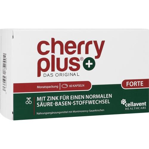 Cellavent Healthcare GmbH CHERRY PLUS Forte 43mg Polyphenole 6mg Zink Weichk 60 St.