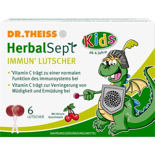 DR.THEISS HerbalSept Immun Lutscher Kids D NEM