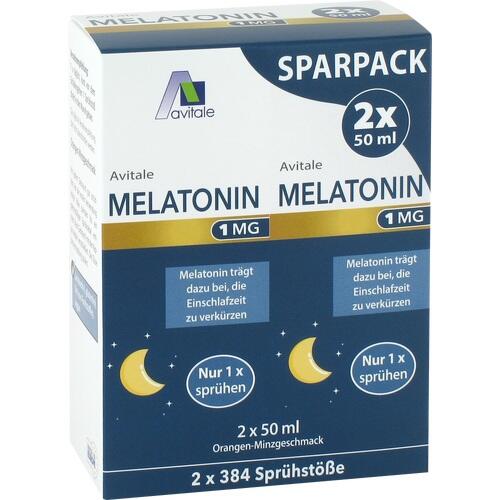 MELATONIN 1 mg Einschlaf-Spray Sparpack