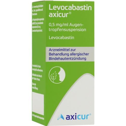 LEVOCABASTIN axicur 0,5 mg/ml Augentropfensusp