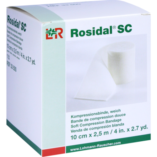 ROSIDAL SC Kompressionsbinde weich 10 cmx2,5 m