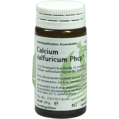 CALCIUM SULFURICUM PHCP Globuli