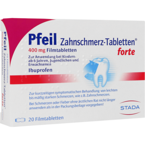 PFEIL Zahnschmerz-Tabletten forte Filmtabletten