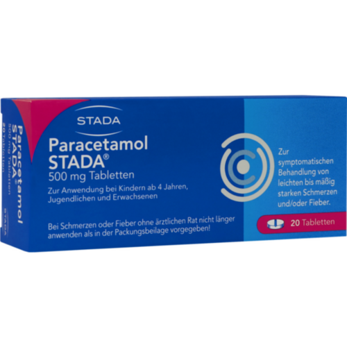 PARACETAMOL STADA 500 mg Tabletten