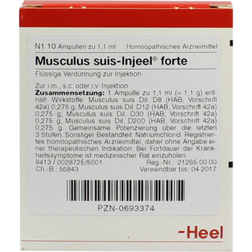 MUSCULUS SUIS Injeel forte Ampullen