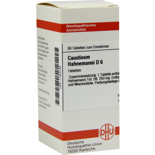 CAUSTICUM HAHNEMANNI D 6 Tabletten