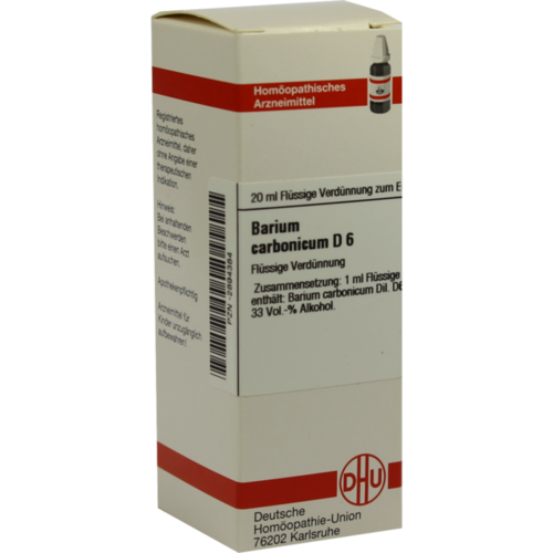 BARIUM CARBONICUM D 6 Dilution