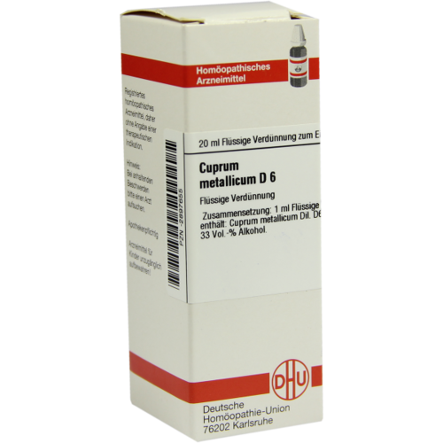 CUPRUM METALLICUM D 6 Dilution