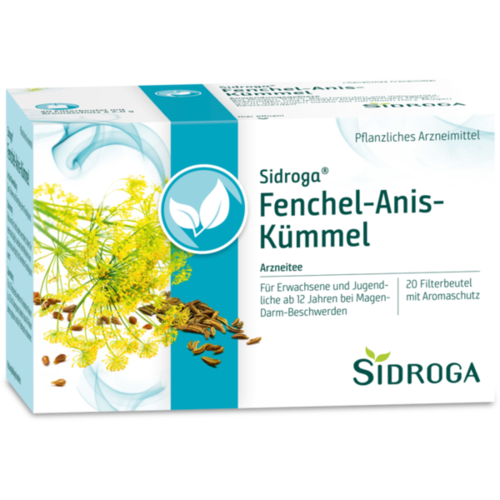 SIDROGA Fenchel Anis Kümmel Tee Filterbeutel