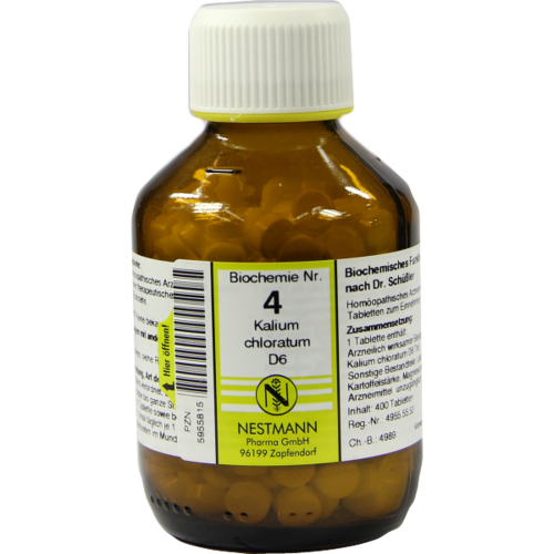 BIOCHEMIE 4 Kalium chloratum D 6 Tabletten